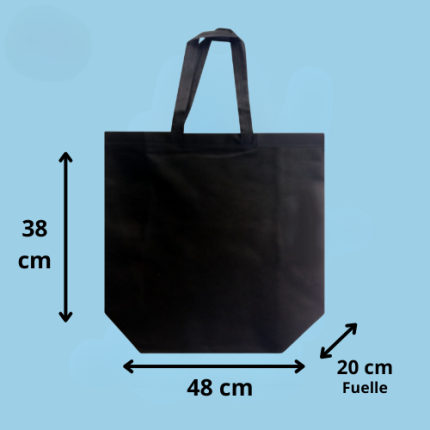 BOLSAS TNT 48x38x20CM NEGRO