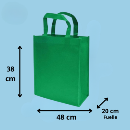 BOLSAS TNT 48x38x20CM VERDE