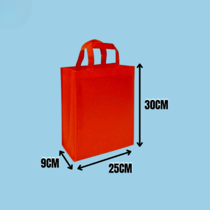 BOLSAS TNT 25x30x9CM ROJO