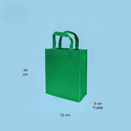 BOLSAS TNT 32X40X9CM VERDE